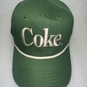 Coca Cola Green Cap with Red Tag